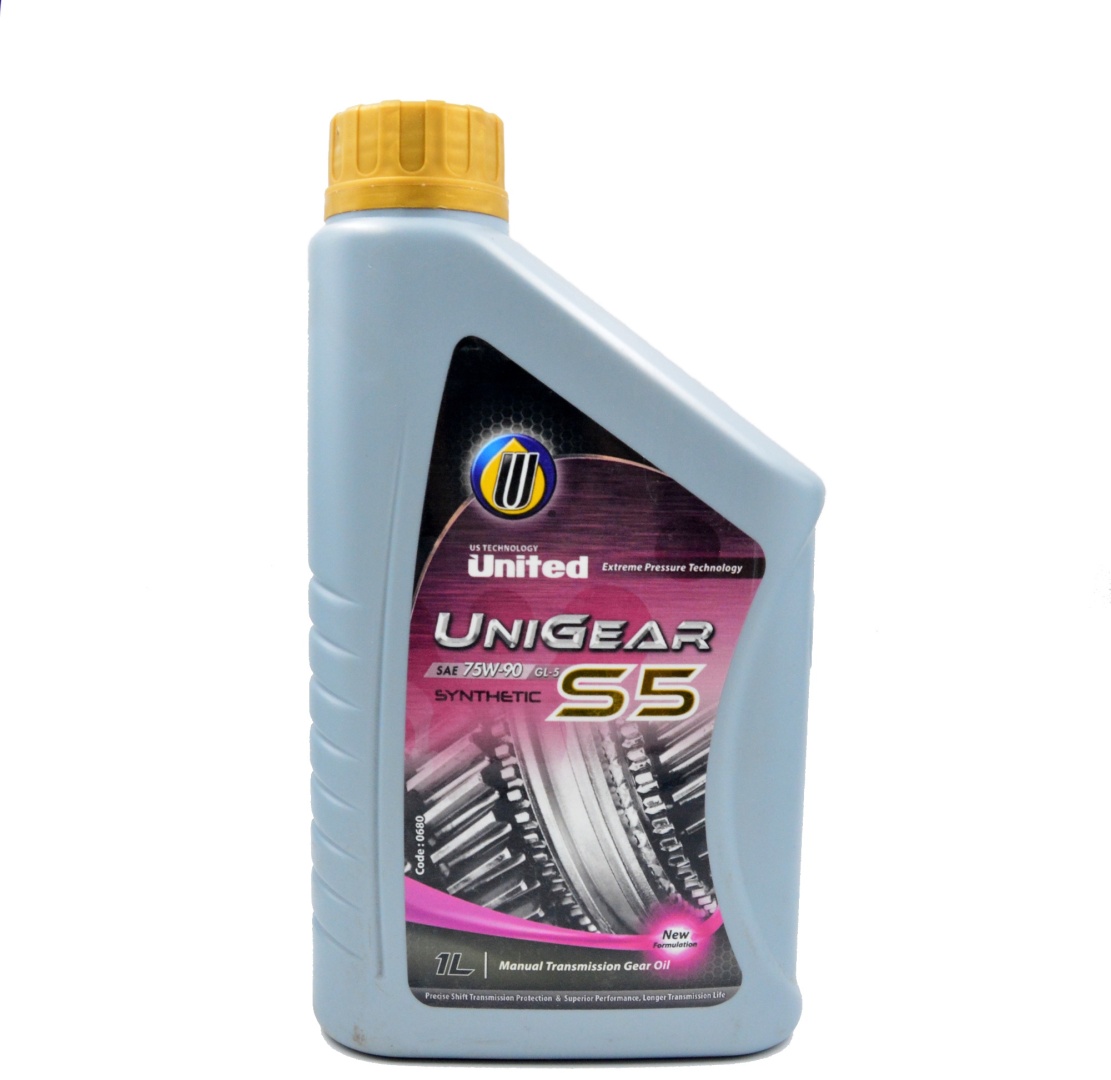 Трансмиссионное масло United UniGear S5 75W-90 GL-5, 1 л